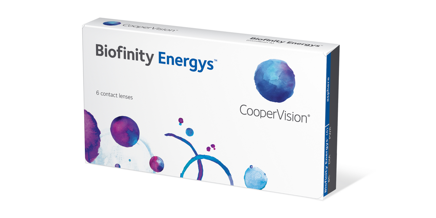 Lentes de Contacto Biofinity Energys Esférico para Miopía e Hipermetropía