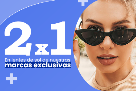 2x1 en armazones de Marcas Exclusivas