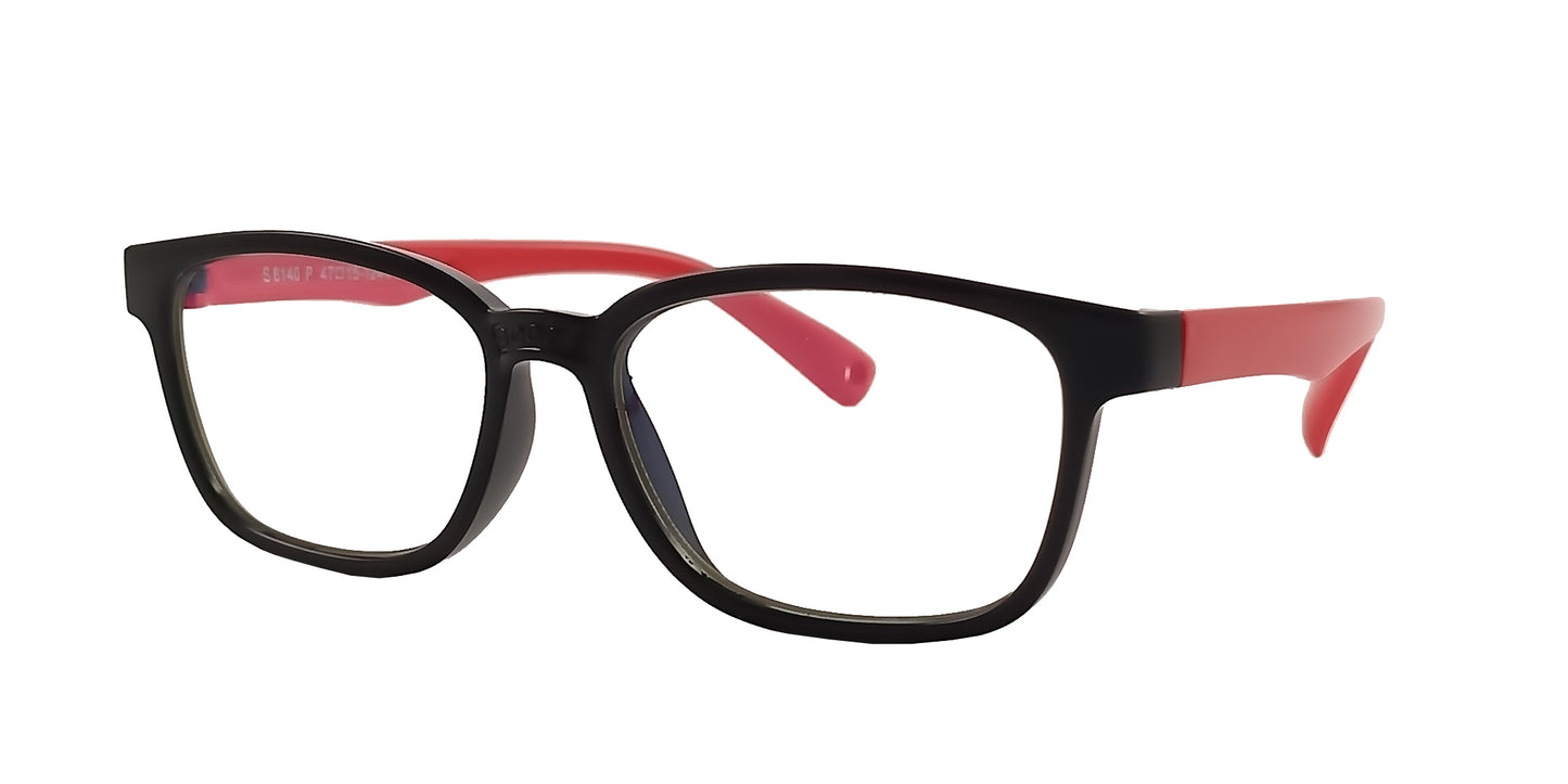 Lentes Con Protección Filtro de Luz Azul sin graduación infantil Rosa