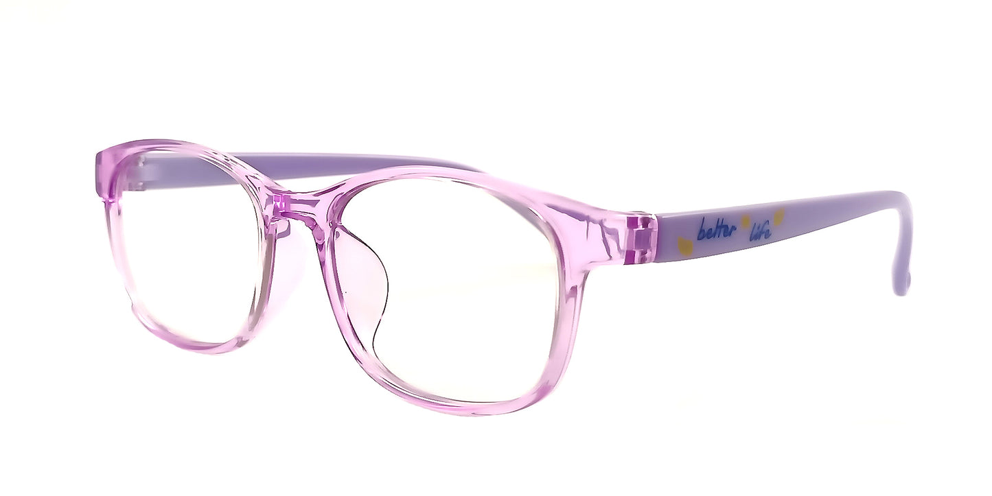 Lentes Con Protección Filtro de Luz Azul sin graduación infantil Negro