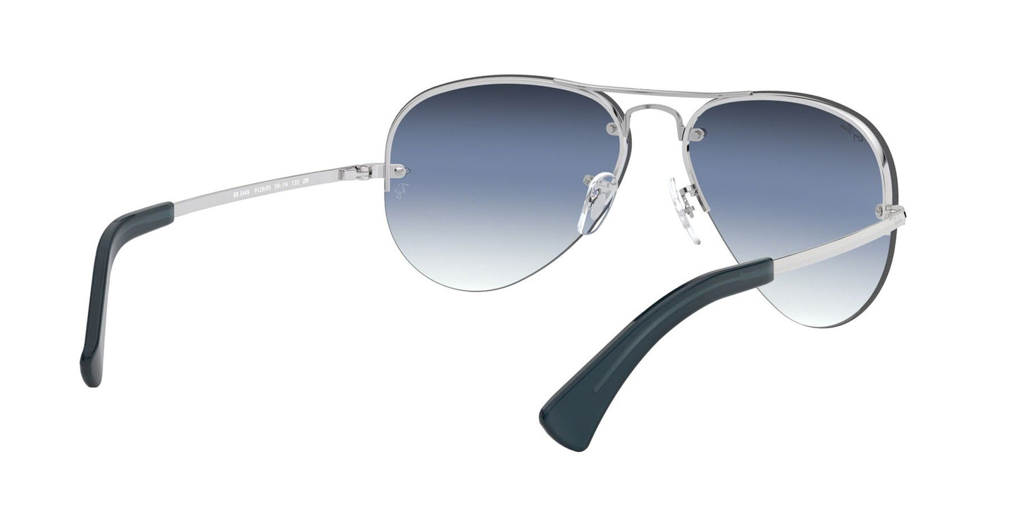 Lentes de Sol Ray Ban RB3449 Plata