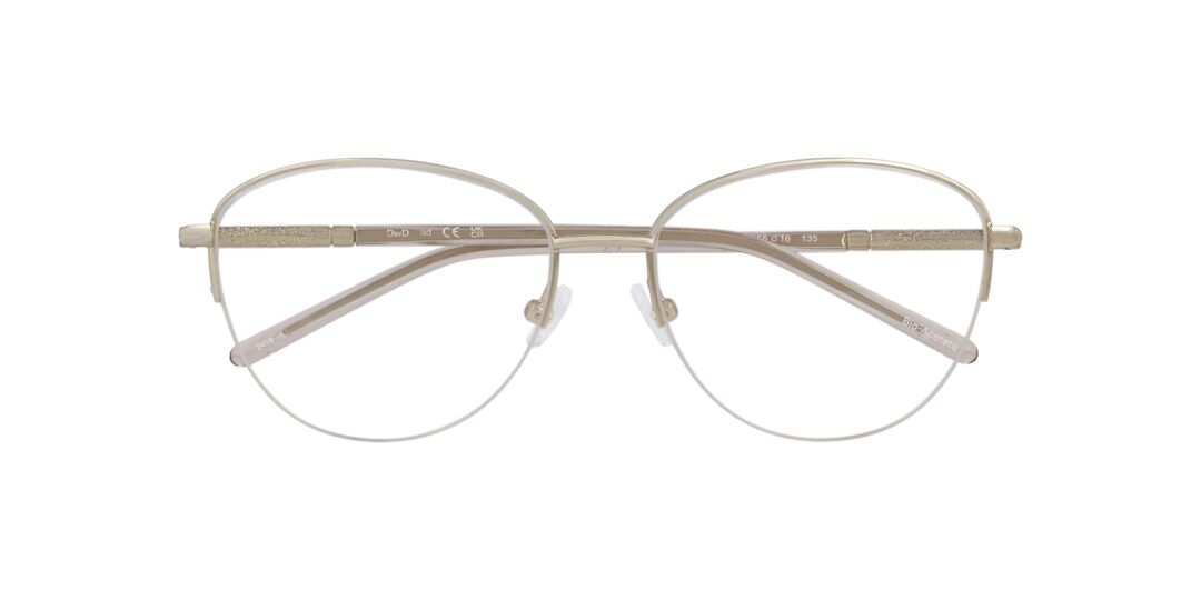 Lente Oftálmico D By D DB1164 Dorado