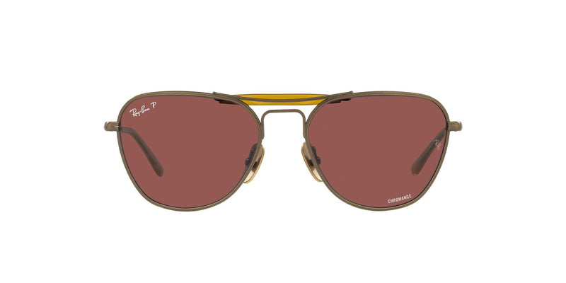 Lentes de Sol Ray Ban RB8064 Titanium Dorado