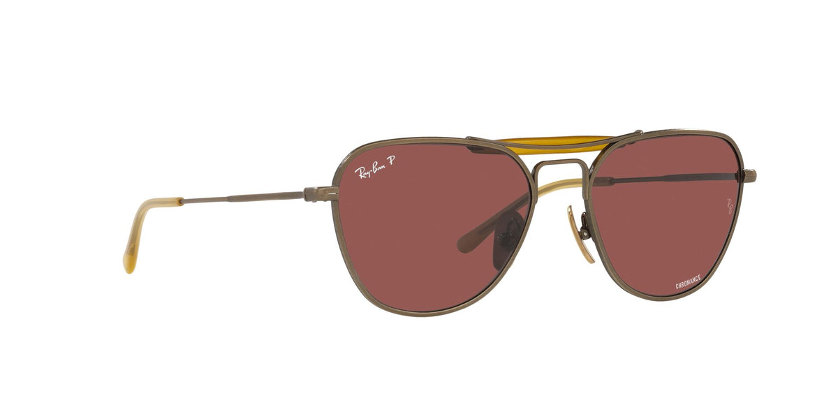 Lentes de Sol Ray Ban RB8064 Titanium Dorado