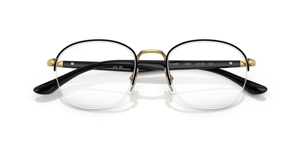 Lente Oftálmico Ray Ban RX6487 Negro