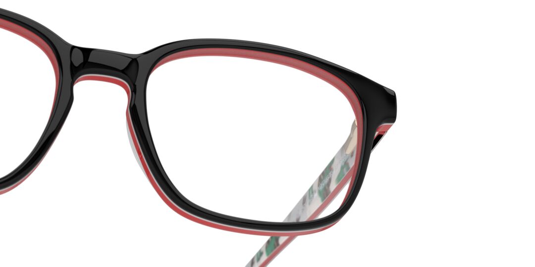 Lente Oftálmico Unofficial Kids UNOJ0007 Negro