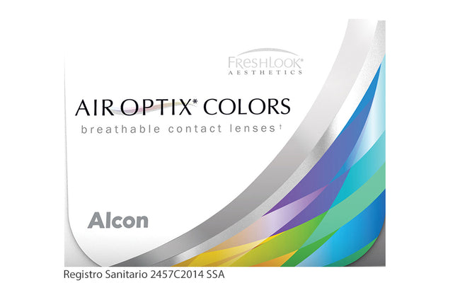 Lentes de Contacto Air Optix Colors cosmético para Miopía o Hipermetropía