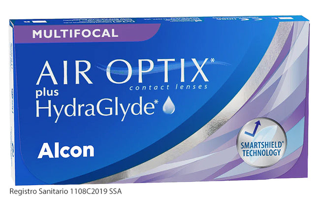 Lentes de Contacto Air Optix Hydraglyde Multifocales