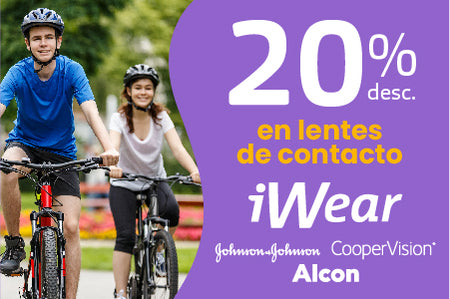 20% EN LC IWEAR, J&J, ALCON Y COOPER