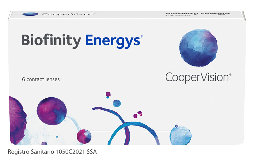 Lentes de Contacto Biofinity Energys Esférico para Miopía e Hipermetropía