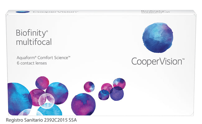 Lentes de Contacto Biofinity Multifocal para Presbicia