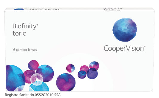 Lentes de Contacto Biofinity Tórico para Astigmatismo