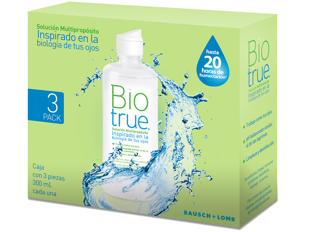 Solución Biotrue Tripack