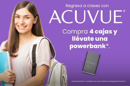 Regresa a clases con Acuvue