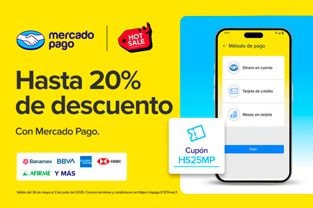 Hasta 20% con MERCADO PAGO