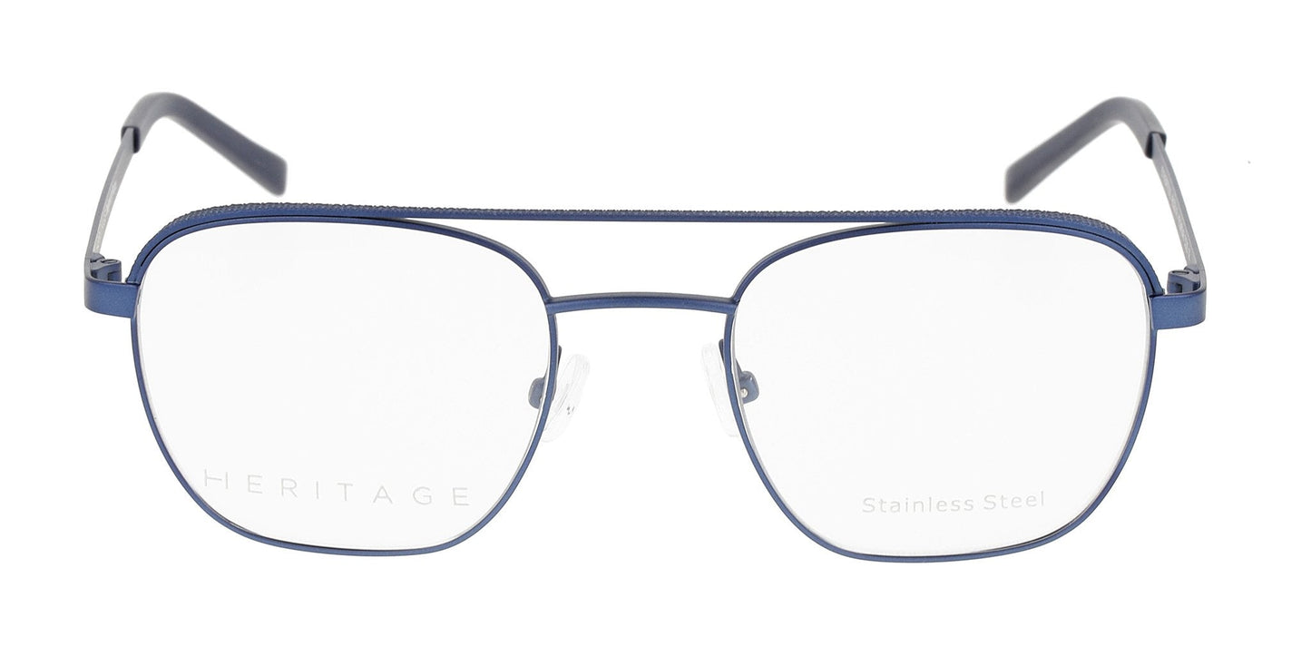Lente Oftálmico Heritage HEOM0048 Azul-Más Visión México