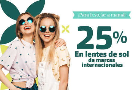 25% en armazones de marcas internacionales