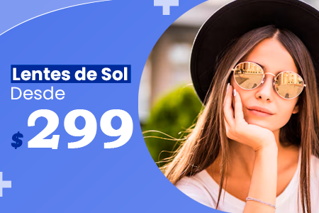 Lentes solares desde $299