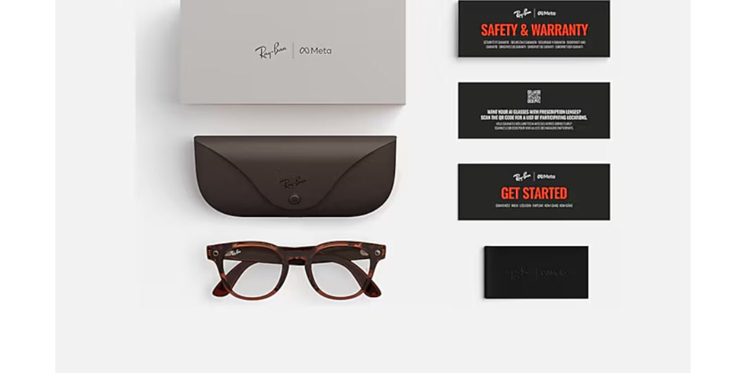 Lente Oftálmico Ray Ban Meta Scriber Gen. 2 Café