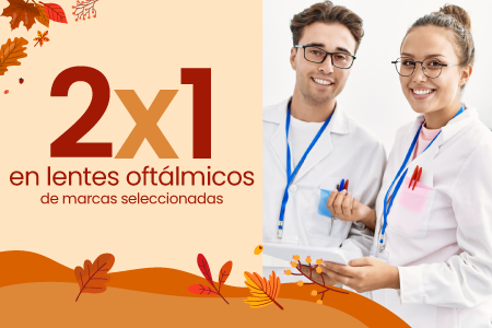 2x1 en armazones de Marcas Exclusivas