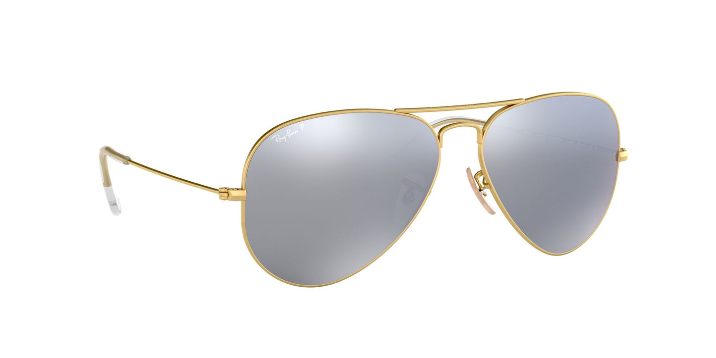 Solar Graduado Ray Ban RB3025 Aviator Dorado