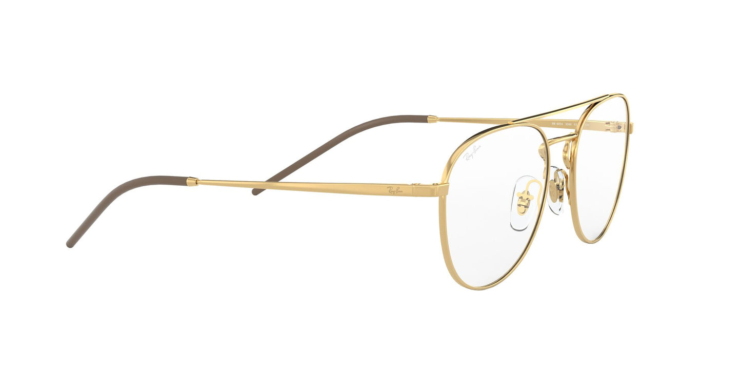 Lente Oftálmico Ray Ban RX6414 Dorado