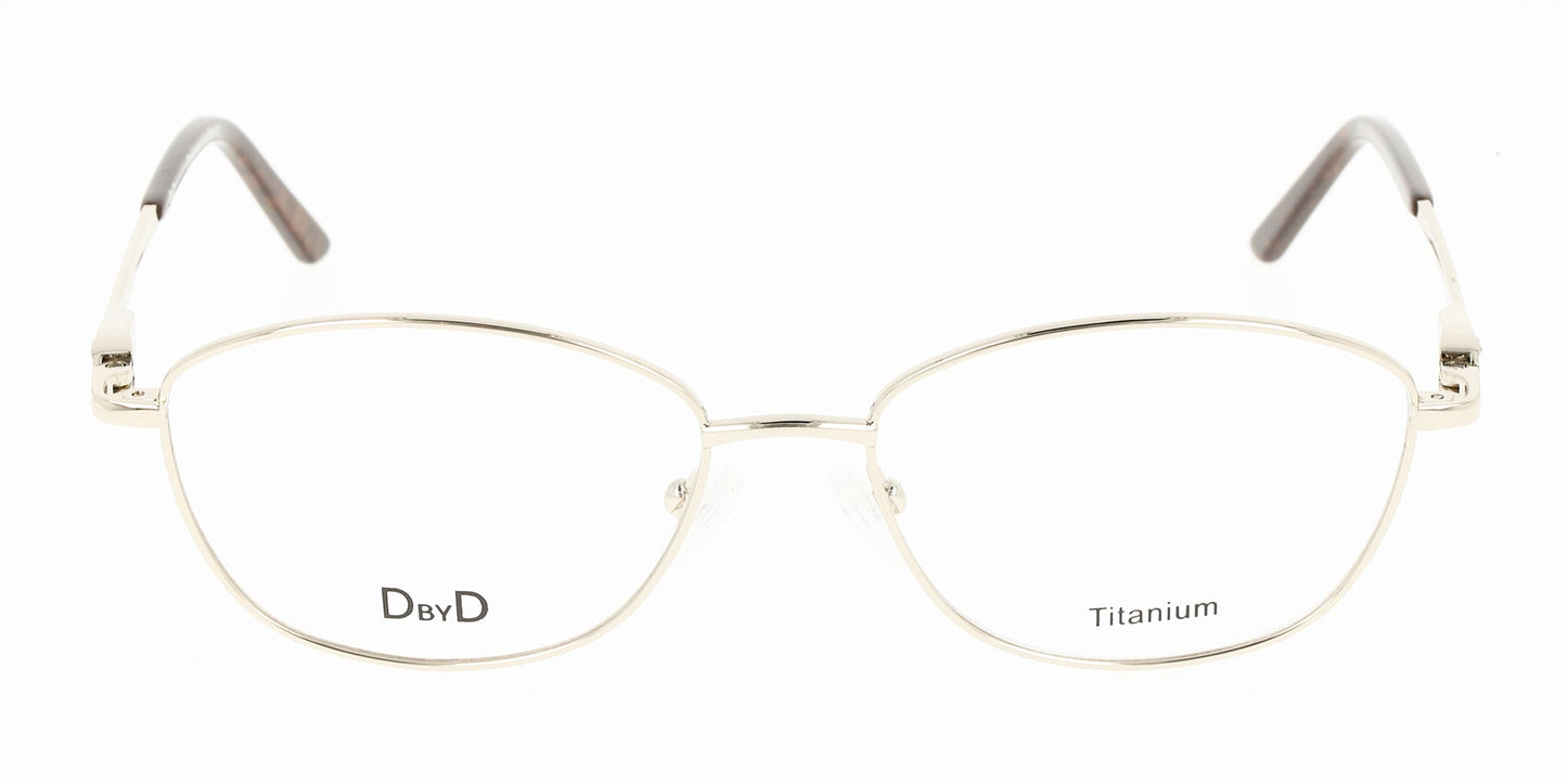 Lente Oftálmico D By D DBOF9000 Dorado-Más Visión México