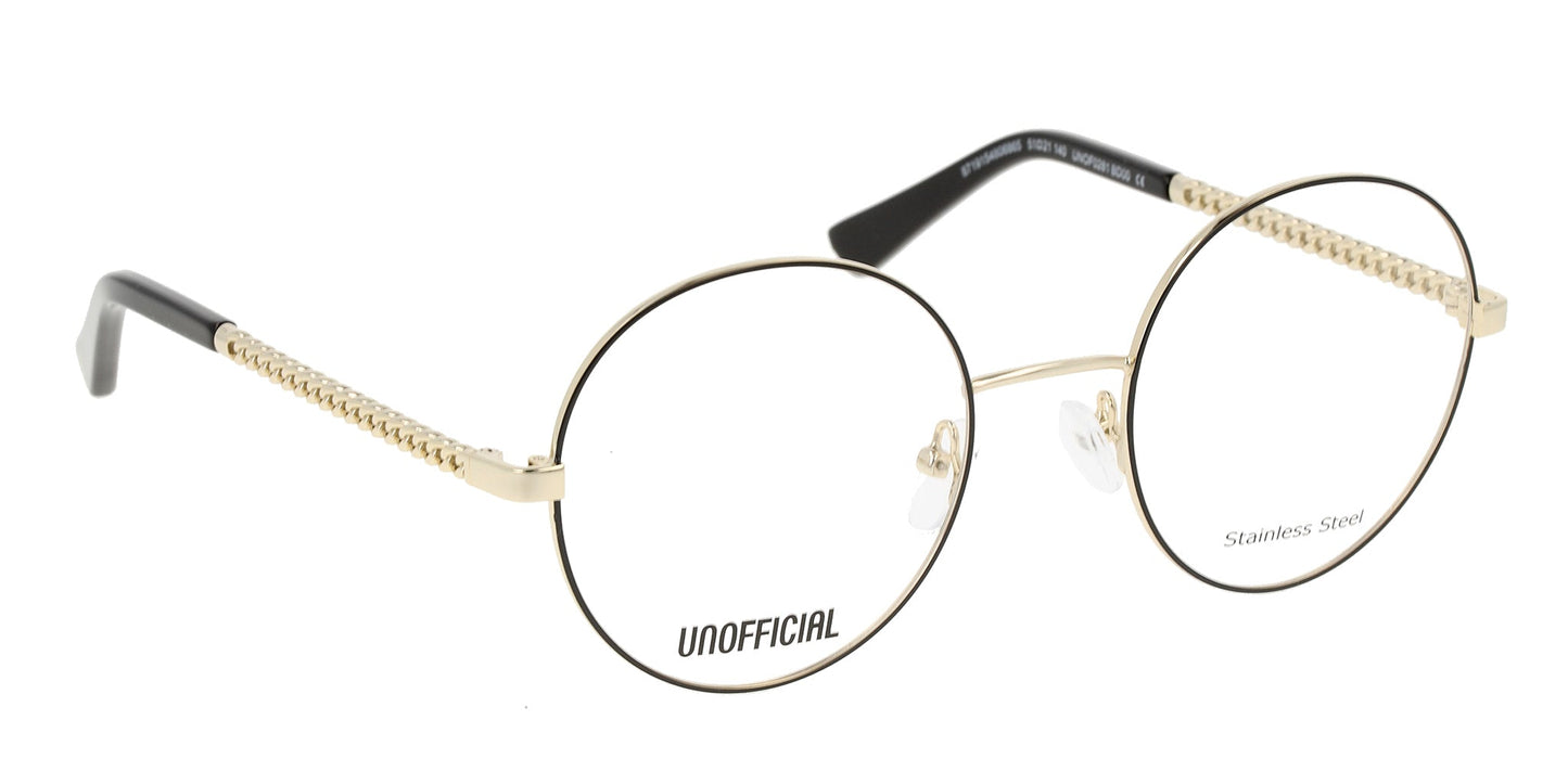 Lente Oftálmico Unofficial UNOF0281 Negro-Más Visión México