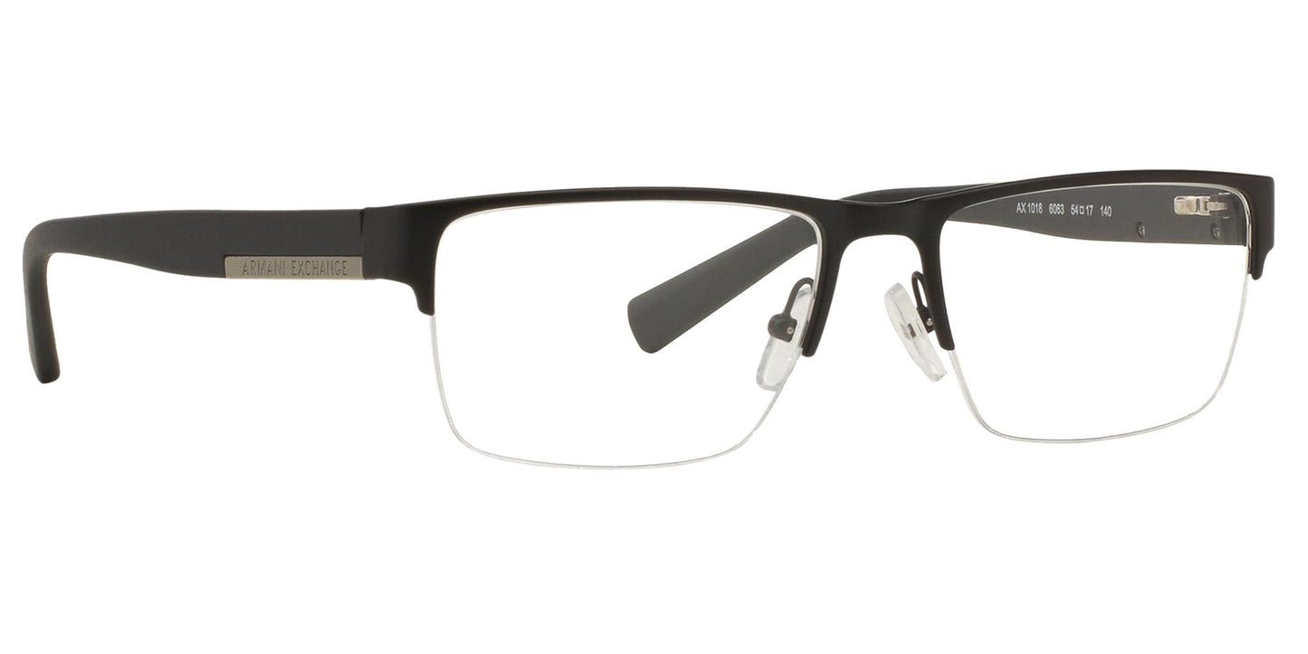 Lente Oftálmico Armani Exchange AX1018 Negro-Más Visión México