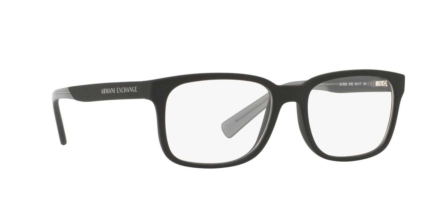 Lente Oftálmico Armani Exchange AX3029 Negro-Más Visión México
