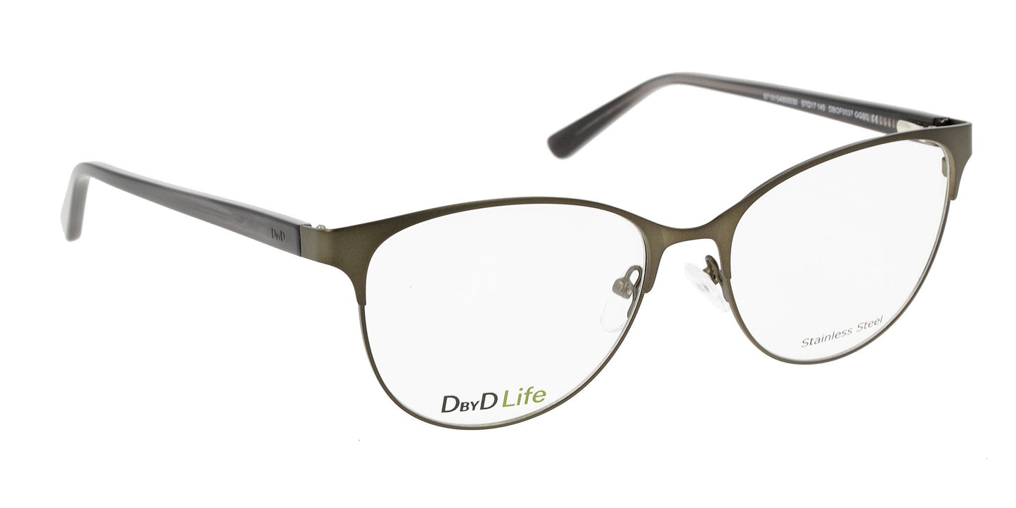 Lente Oftálmico D By D DBOF0037 Gris-Más Visión México