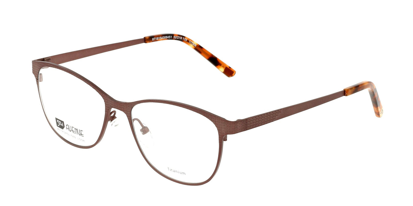 Lente Oftálmico Fifth Avenue FAHF20 Café-Más Visión México