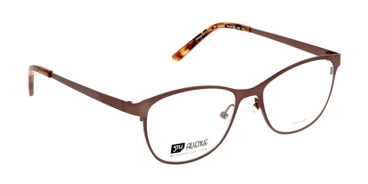 Lente Oftálmico Fifth Avenue FAHF20 Café-Más Visión México