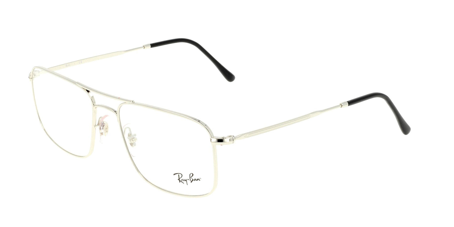 Lente Oftálmico Ray Ban RX6434 Plata-Más Visión México