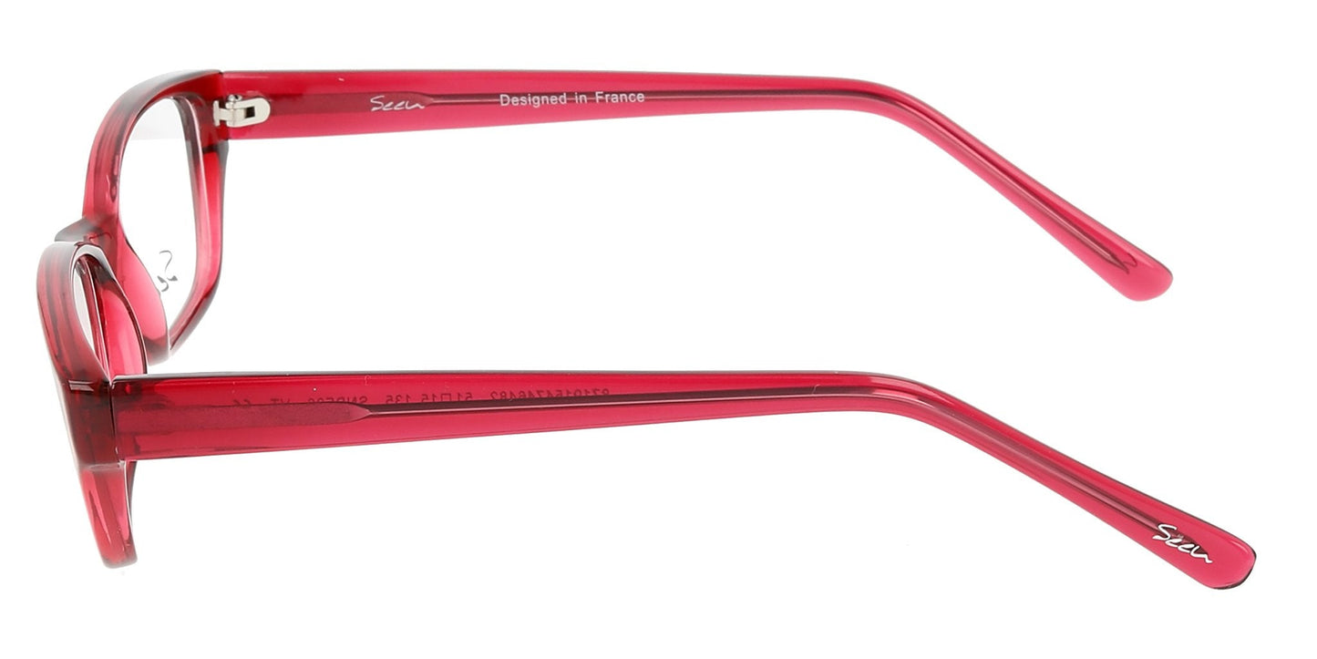 Lente Oftálmico Seen SNBF06 Rojo-Más Visión México