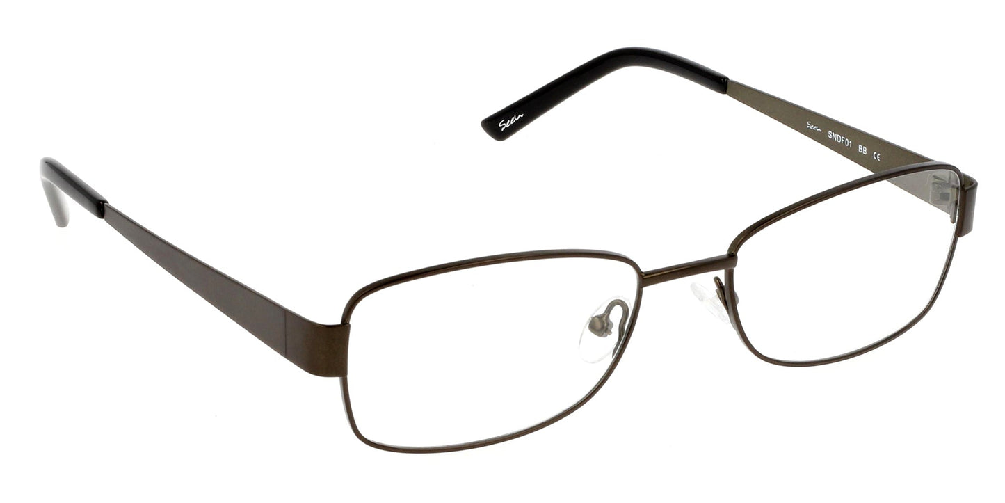 Lente Oftálmico Seen SNDF01 Negro-Más Visión México