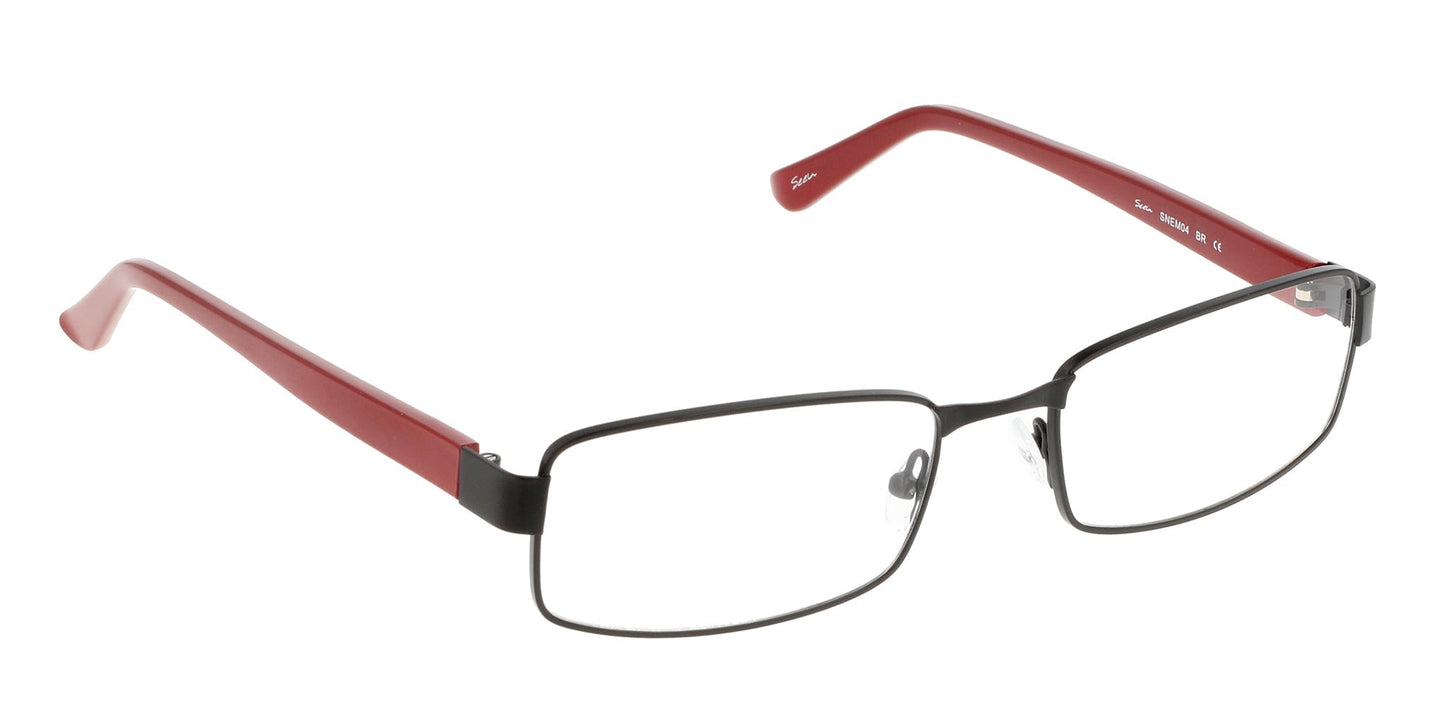 Lente Oftálmico Seen SNEM04 Negro-Más Visión México