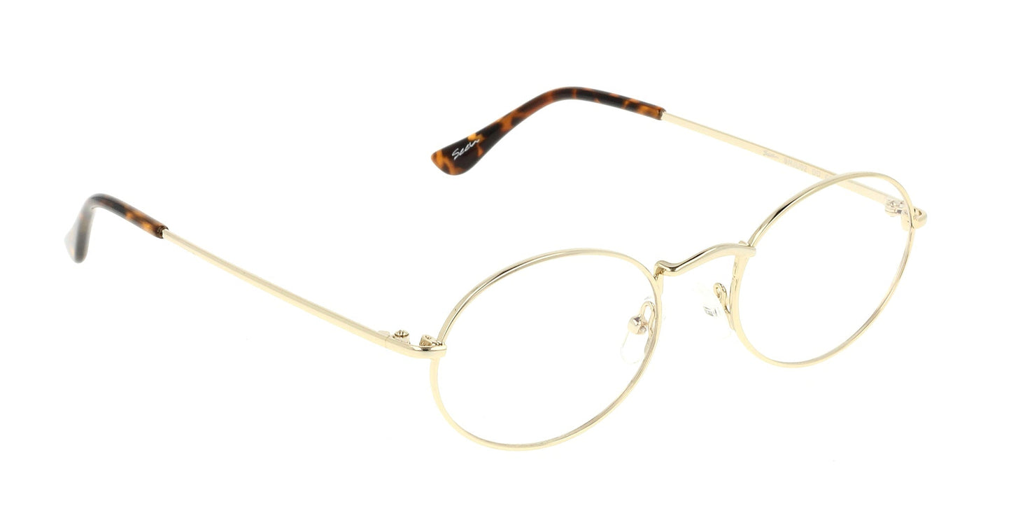 Lente Oftálmico Seen SNJU02 Dorado-Más Visión México