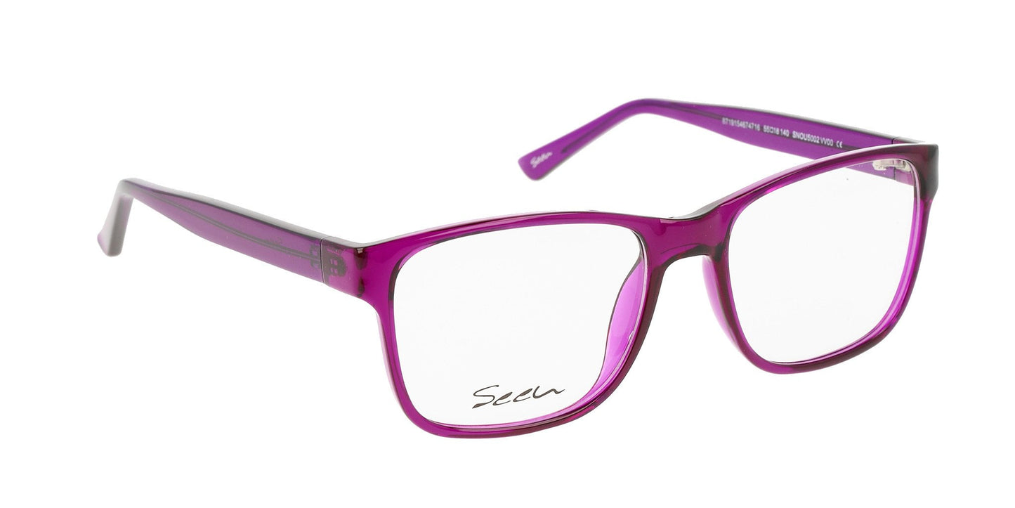 Lente Oftálmico Seen SNOU5002 Morado-Más Visión México