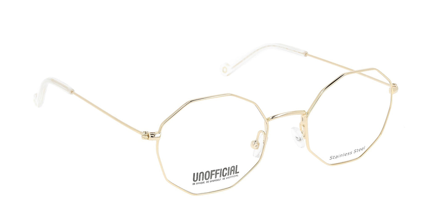 Lente Oftálmico Unofficial UNOF0076 Dorado-Más Visión México