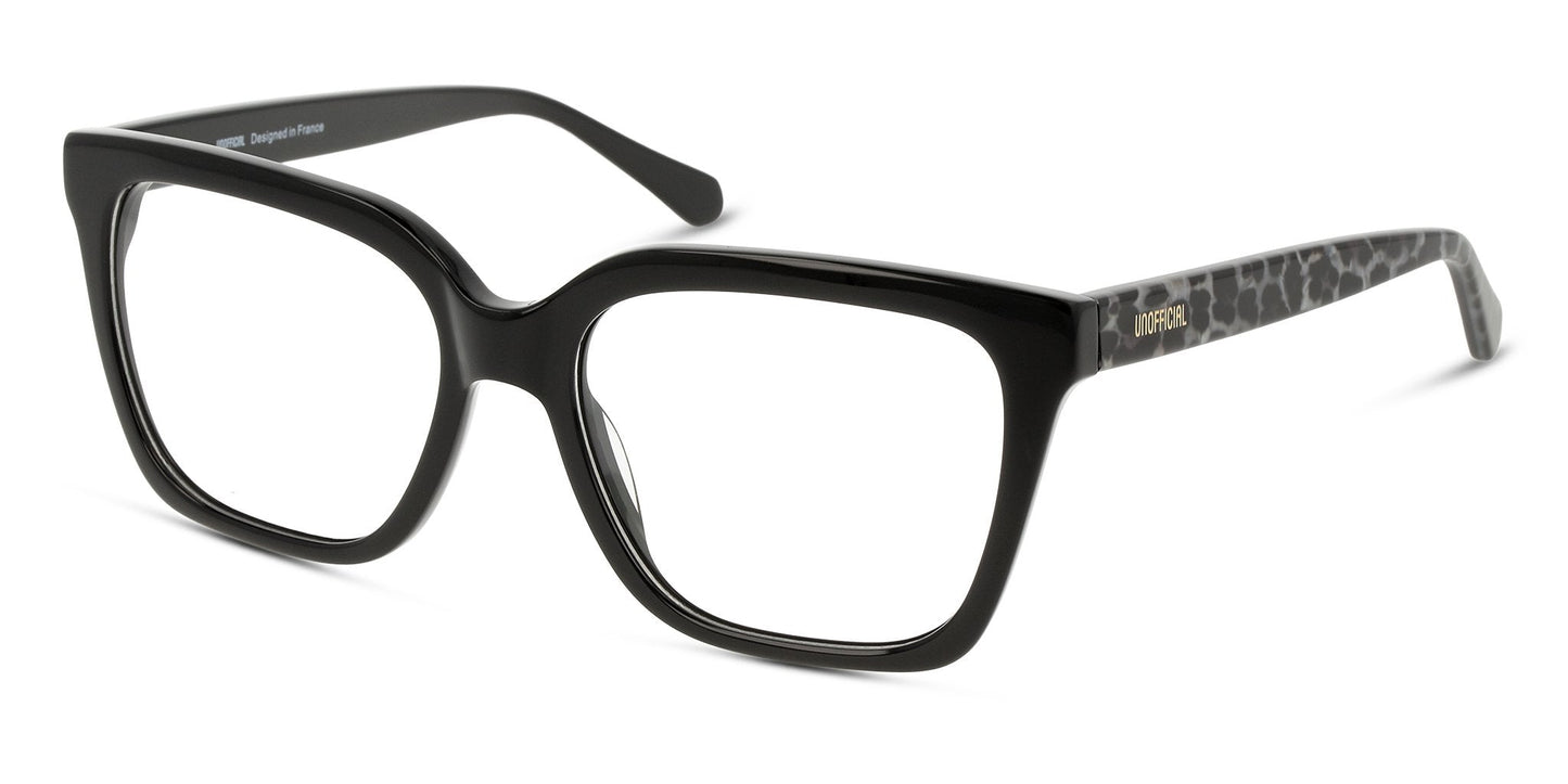 Lente Oftálmico Unofficial UNOF0203 Negro-Más Visión México