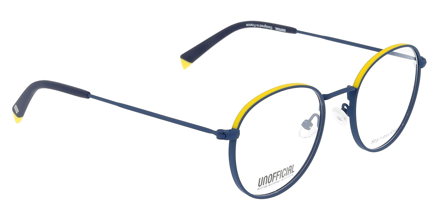 Lente Oftálmico Unofficial UNOM0033 Azul-Más Visión México