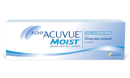 Lentes de Contacto 1 Day Acuvue Moist para Astigmatismo-Más Visión México