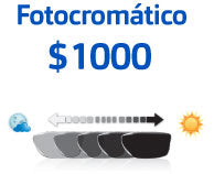 Tratamiento extra - Fotocromático-Más Visión México