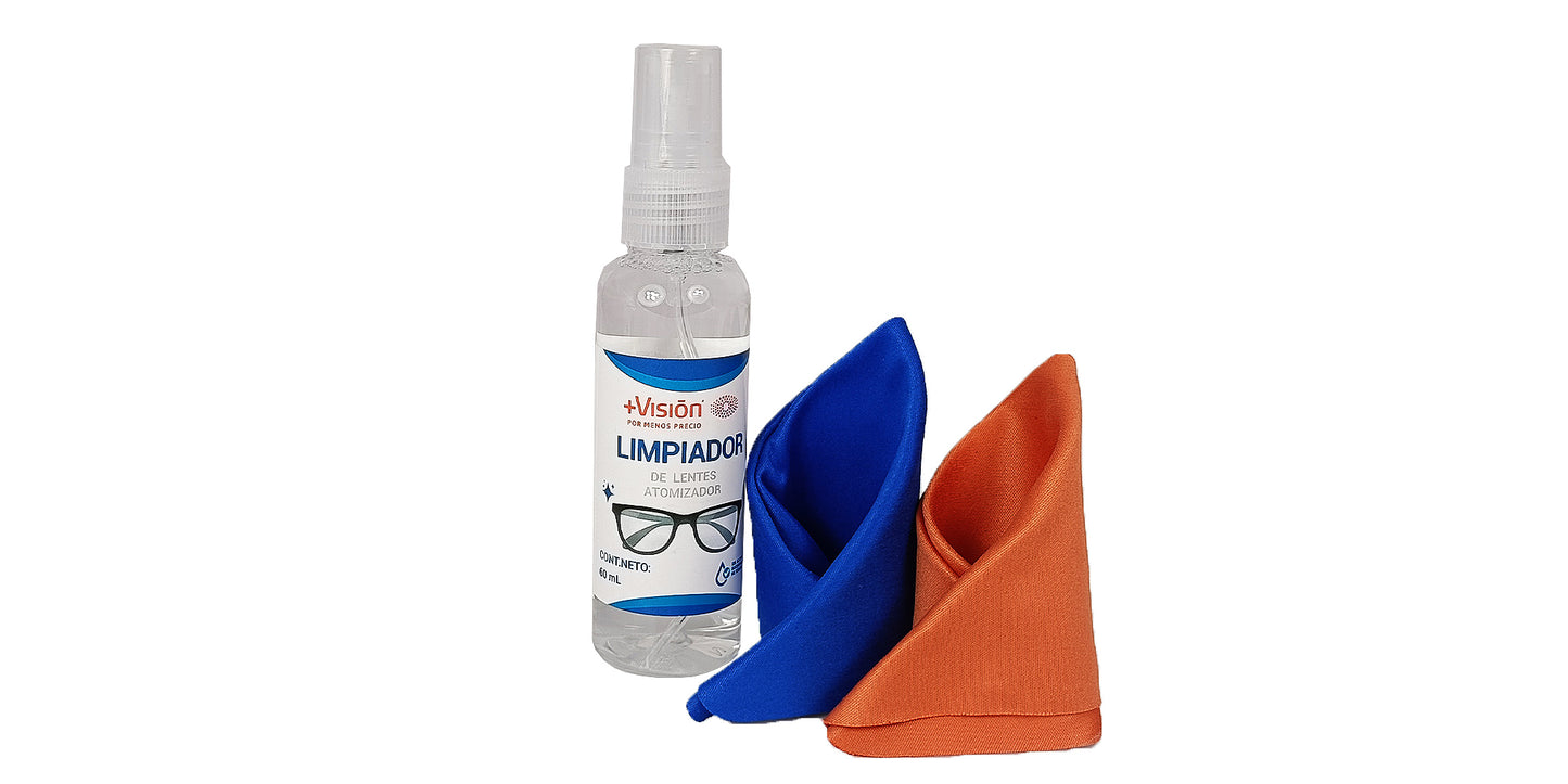 OptiPlus Limpiador de lentes de espuma ultrasuave y paño de microfibra de  doble propósito | Limpiador de gafas sin rayas