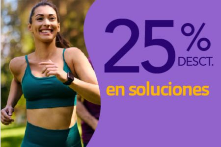 25% EN SOLUCIONES DE LC