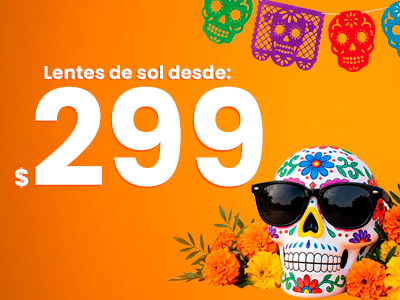 Lentes solares desde $299