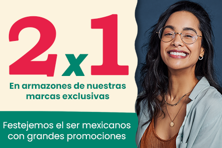 2x1 en armazones de Marcas Exclusivas