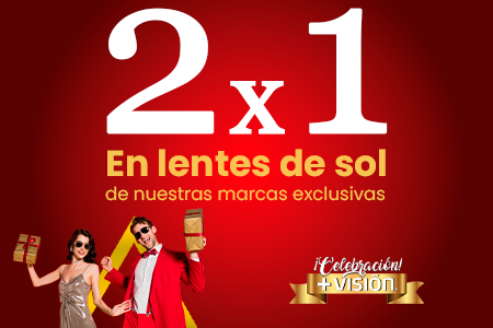 2x1 en armazones de Marcas Exclusivas