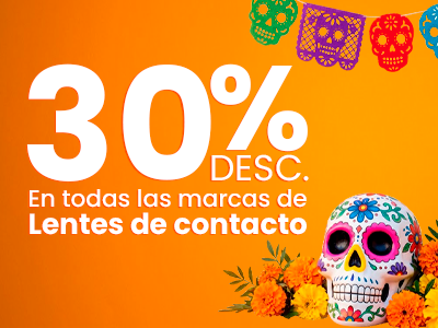 30% en Lentes de contacto